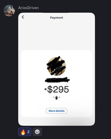 Customer result screenshot
